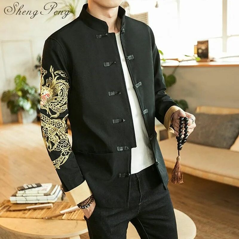 Костюм в японском стиле мужской Aliexpress.com: Compre Vestuário tradicional chinesa para os homens jaqueta drag