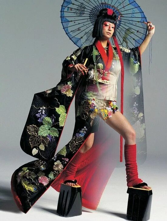 Костюм в японском стиле женский Ayumi Hamasaki - Oiran Cosplay Japanese costume, Tokyo street style, Costume des