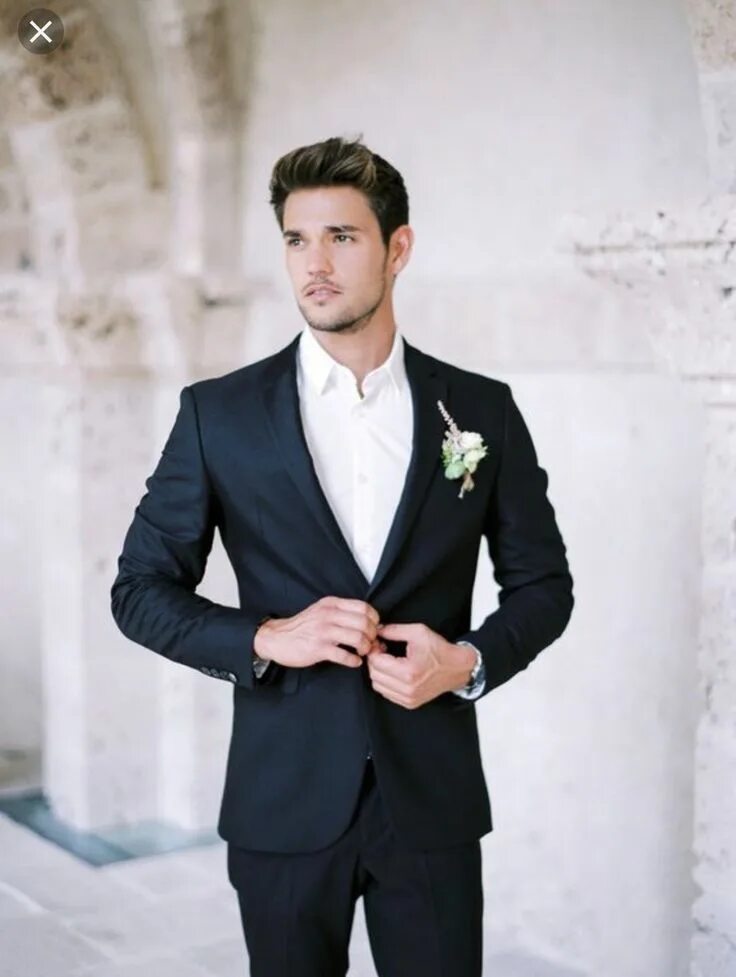 Костюм жениха на свадьбу фото 2024 Ryan’s outfit Wedding suits men, Black suit wedding, Groom suit