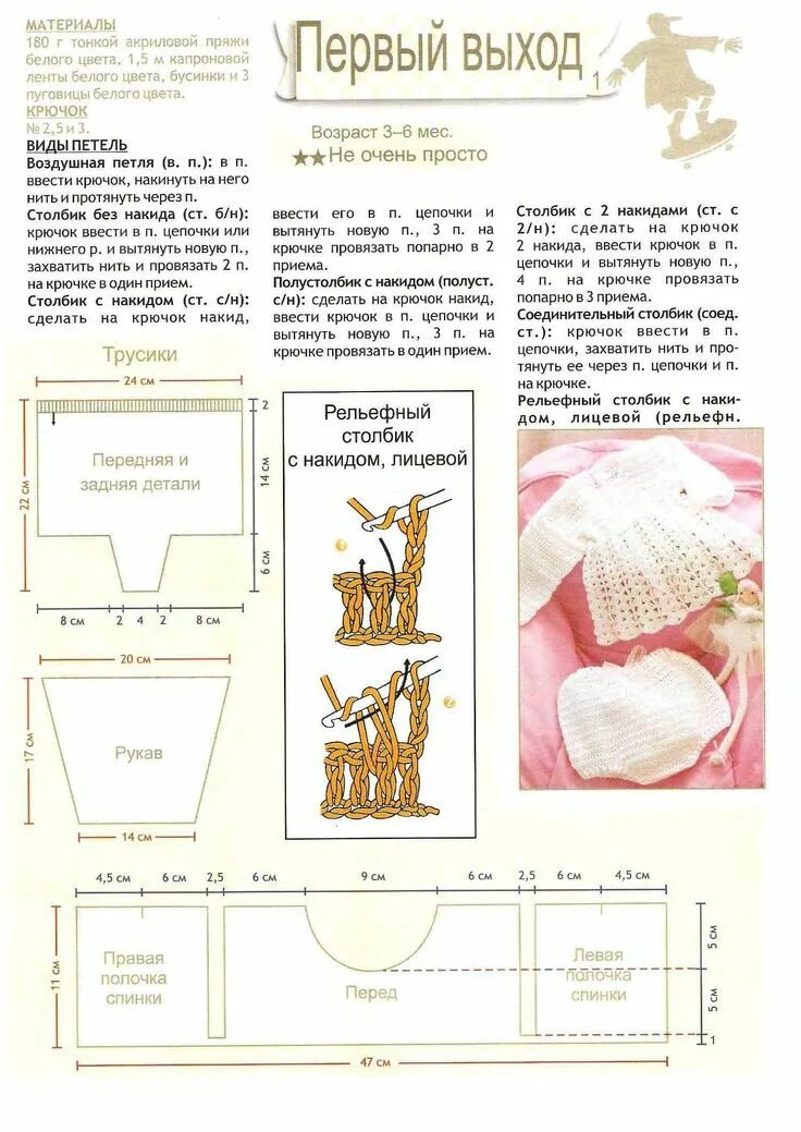 Костюмчики для новорожденных крючком со схемами Первый выход - Вязание Крючком. Блог Настика Crochet baby pants, Photo craft, Cr