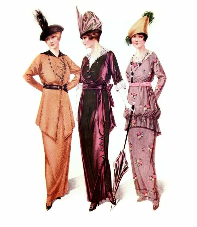 Костюмы 20 века фото Drawing inspiration Edwardian fashion, Edwardian clothing, Vintage fashion