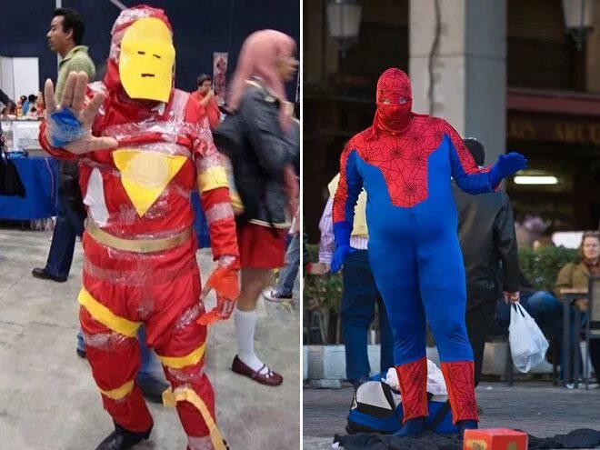 Костюмы героев фото Horrible Cosplay Fails Cosplay fail, Comic con outfits, Funny cosplay