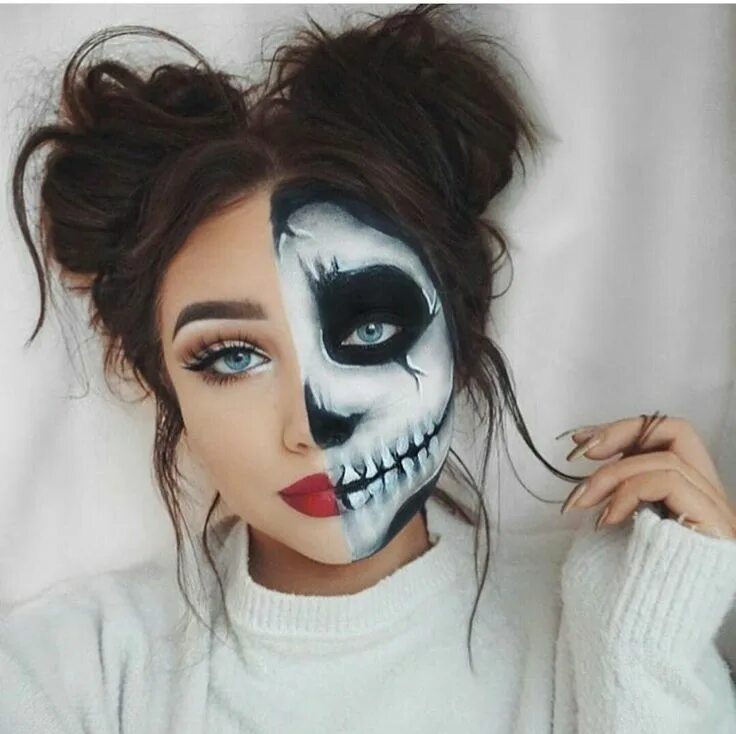 Костюмы макияж Pin by Lyndsey Shea on Playing Dress Up (With images) Cute halloween makeup, Coo