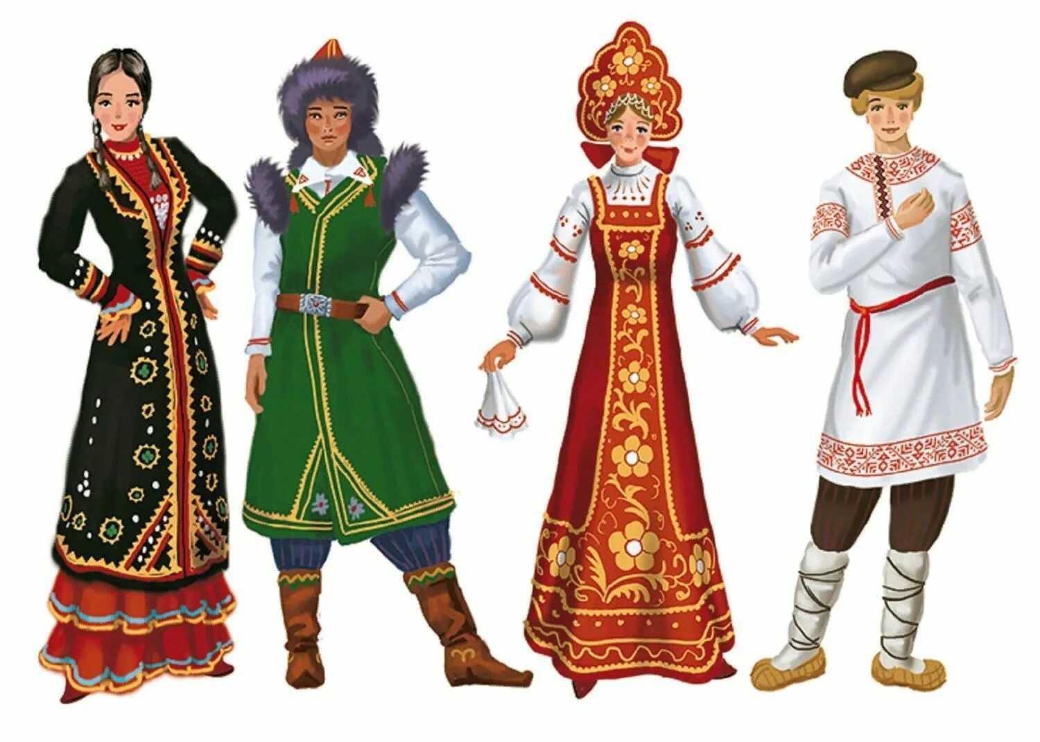 Костюмы народов россии фото Мастер-класс ко Дню национального костюма народов РБ 2022, Белокатайский район -