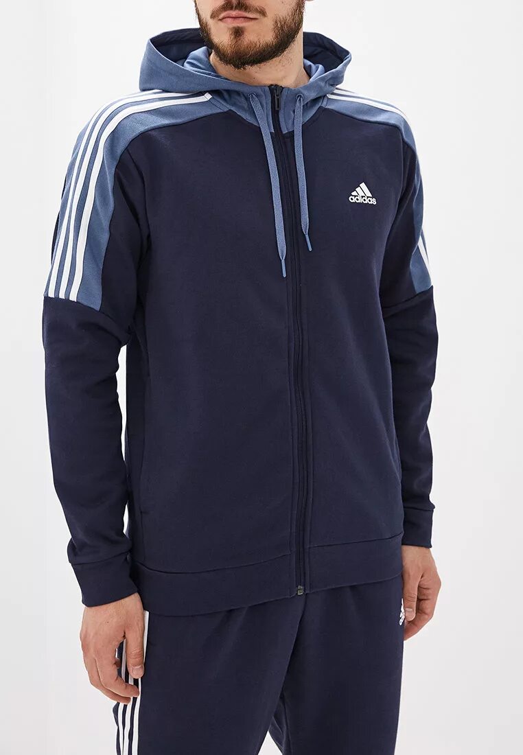 Костюмы спортивные мужские адидас на ла моде Костюм спортивный adidas MTS CO ENERGIZE, цвет: синий, AD002EMFJYK7 - купить в и