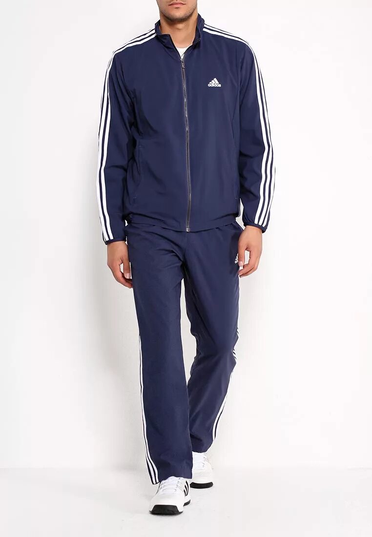 Костюмы спортивные мужские адидас на ла моде Костюм спортивный adidas WV LIGHT TS, цвет: синий, AD094EMUOC93 - купить в интер