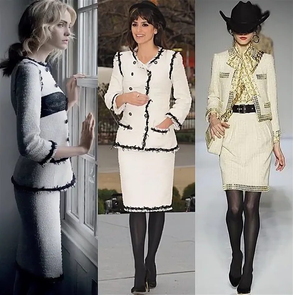 Костюмы в стиле шанель фото Классификация стилей в одежде. Je aimer Paris et de la mode! ВКонтакте