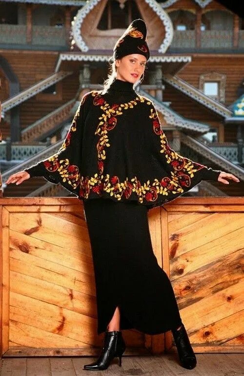 Костюмы женские в народном стиле Russian style of dress from Tamar Dobrolyubova Russian fashion, Fashion, Folk fa