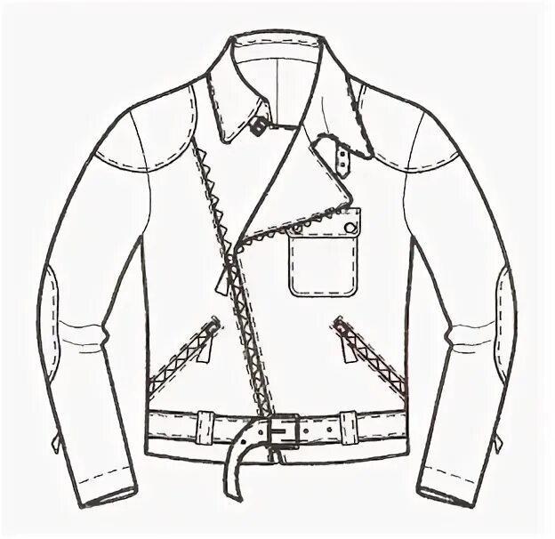 Косуха выкройка детская BJD-club * Просмотр темы - Ищу выкройку косухи Mens jacket pattern, Jacket patte