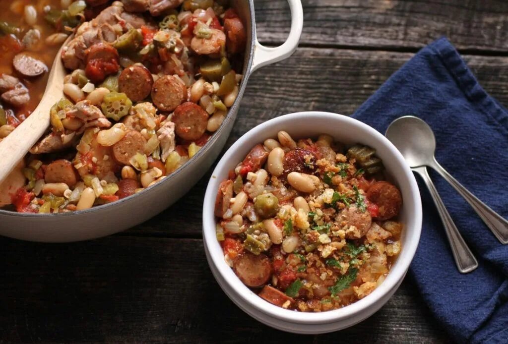 Косуле блюдо рецепт с фото Кассуле с колбасой Dinner dishes, Cassoulet, Cassoulet recipes