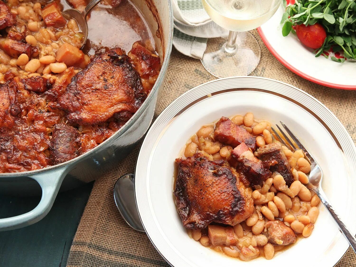 Косуле блюдо рецепт с фото Traditional French Cassoulet Recipe Recipe Cassoulet recipes, French cassoulet r