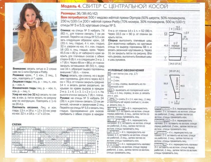 Косы для свитера спицами со схемами 15 женских свитеров с узором "косы" (с описаниями и схемами) Славные Петельки Дз