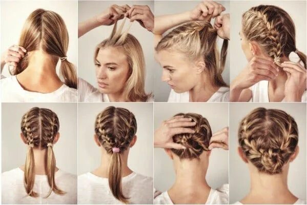 Косы фото инструкция Try A New Race Day 'Do With A Double French Braid - Women's Running Race day hai