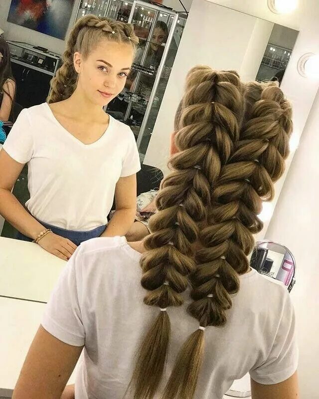 Косы французские прическа на длинные Pin on Прически Long hair styles, Hair styles, Braided hairstyles easy