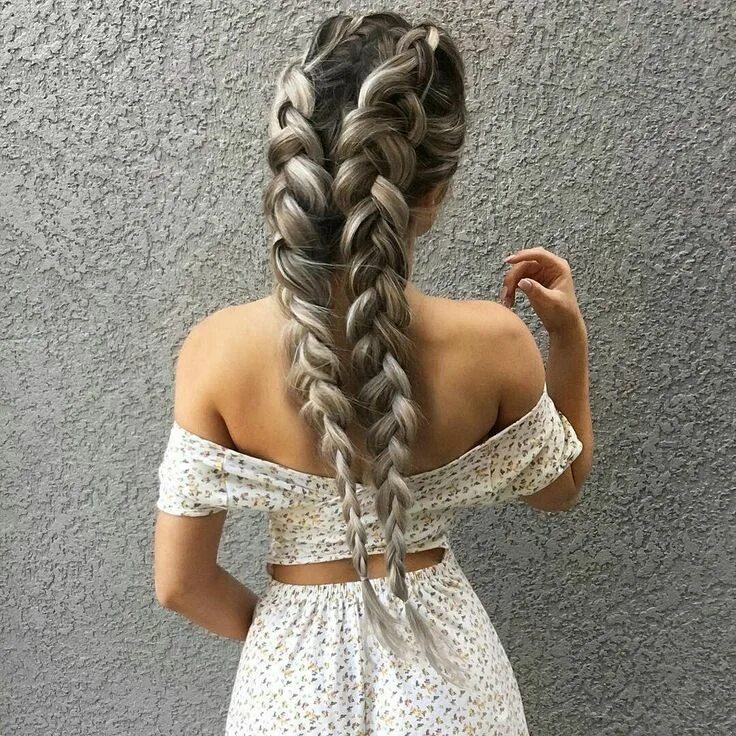 Косы французские прическа на длинные Pin by Evgesha_2406 on Hairstyles Long hair styles, Braids for long hair, Braide