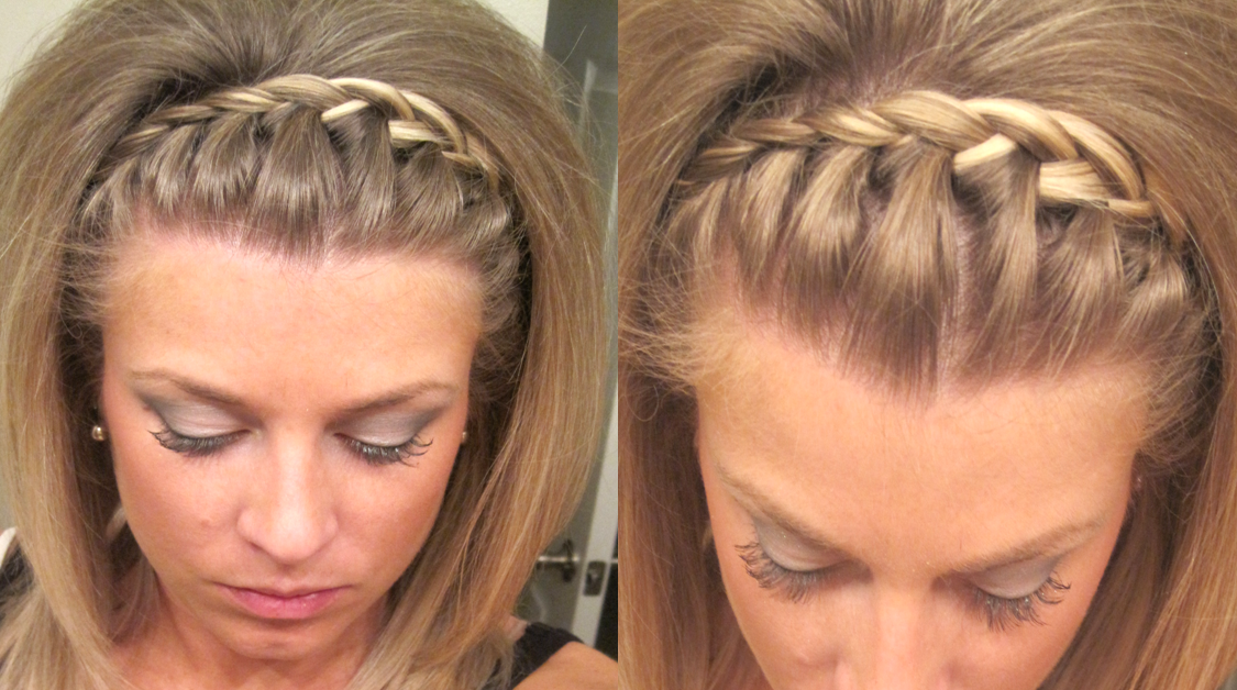 Косы на челку короткие волосы фото Pin on Hair Braided headband short hair, Hair looks, Braided headband hairstyle