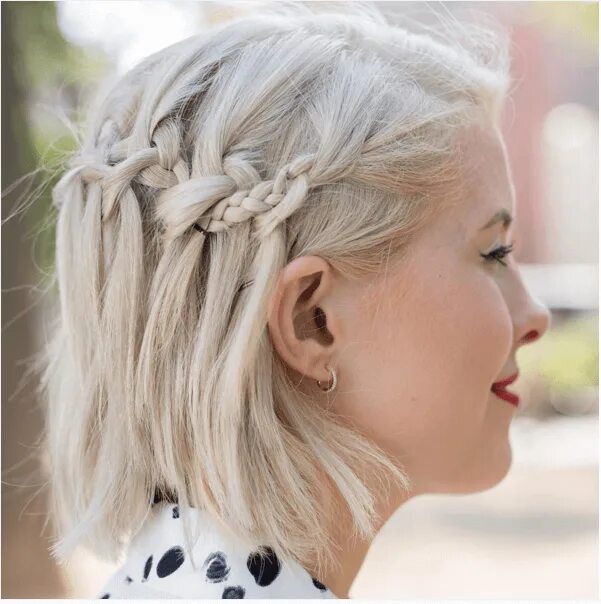 Косы на каре с челкой фото Пин на доске Beliebt Frisuren