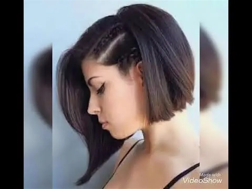Косы на каре с челкой фото تسريحات شعر سهلة وًبسيطة للجامعة و الخرجات hair style - YouTube