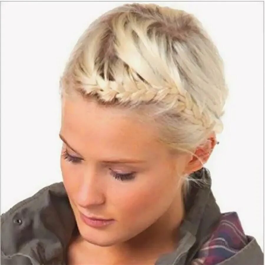 Косы на короткие волосы фото Cute Side Braids Short Hair #bestbraidedhairstyles Braids for short hair, Cool b