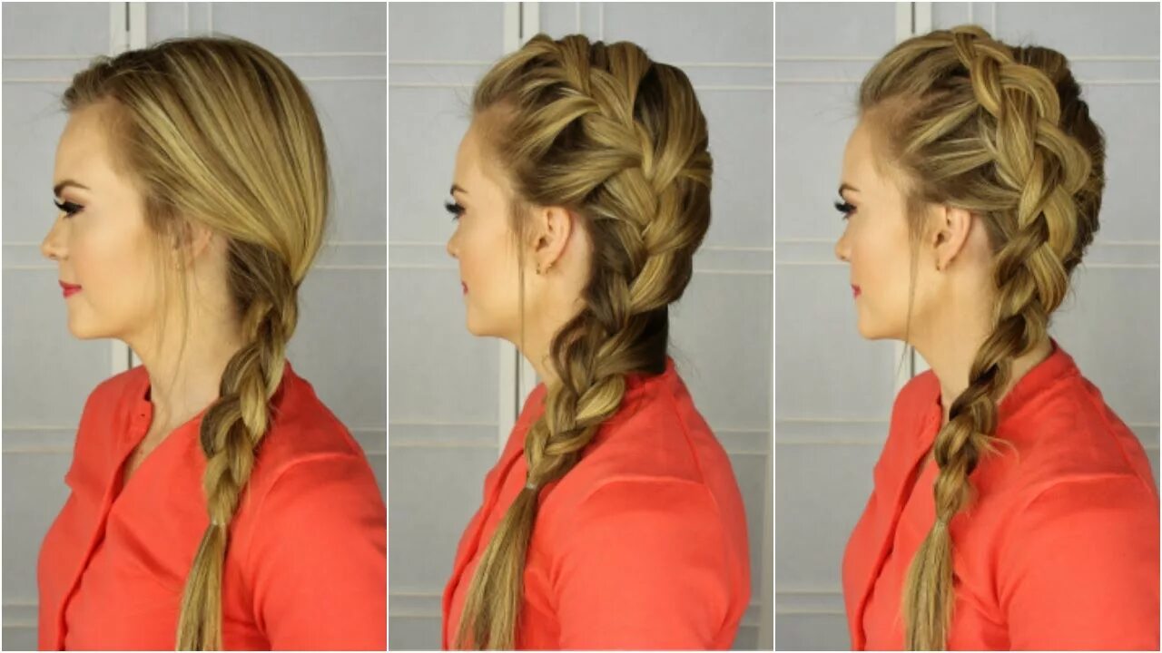 Косы на среднюю длину фото How to Braid - For Beginners Missy Sue - YouTube
