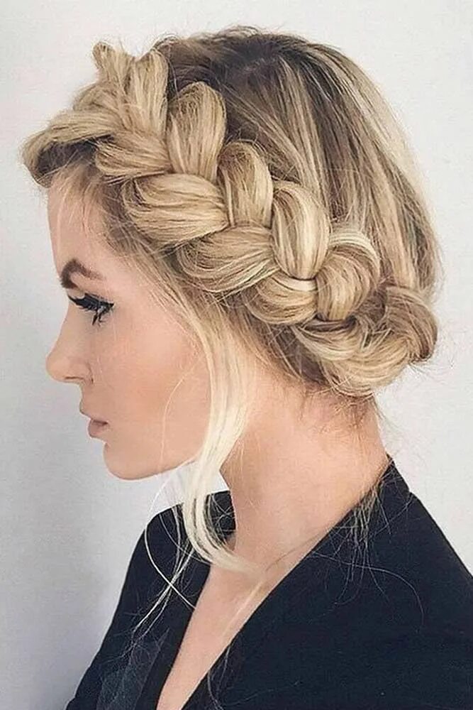 Косы на среднюю длину фото 70 Amazing Braid Hairstyles For Party And Holidays Hair inspiration, Long hair s