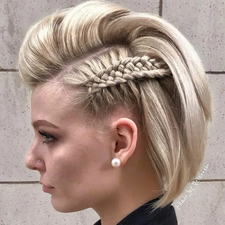 Косы на стрижку боб каре 13 Peinados para cabello bob que encantarán a cualquiera Prom hairstyles for sho