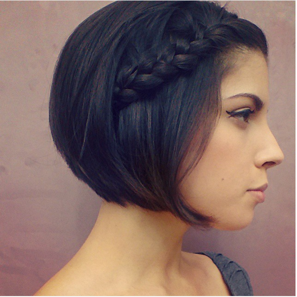 Косы на стрижку каре на удлинение 19 Cute Braids For Short Hair You Will Love - Be Modish Braids for short hair, C