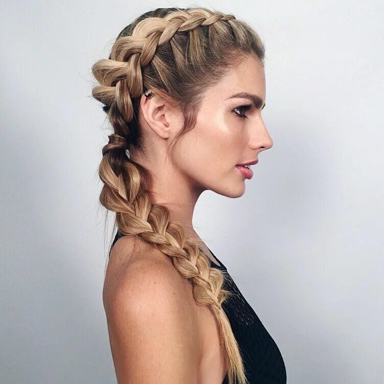 Косы прически для женщин Instagram Hair styles, Growing out bangs, Sporty hairstyles