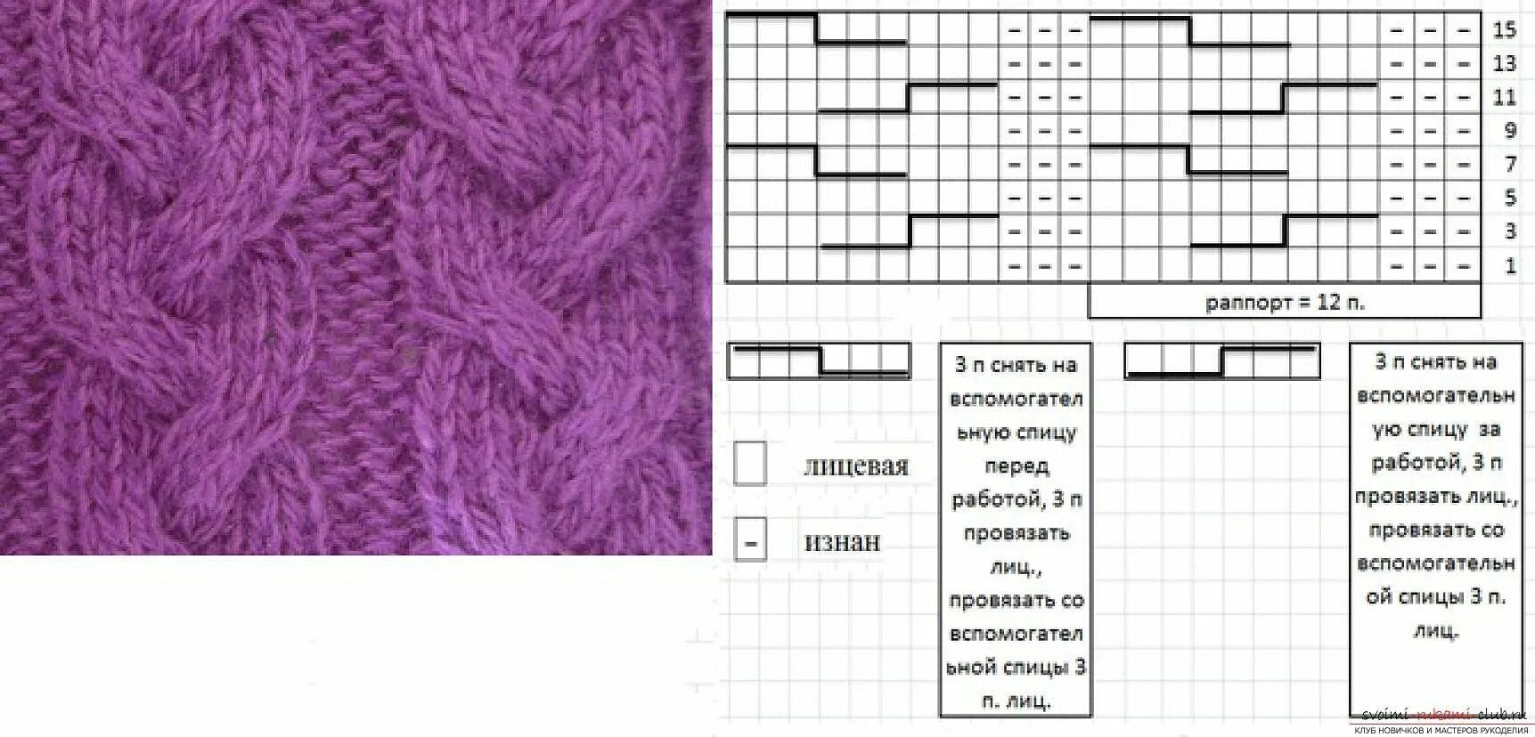 Косы спицами фото схема ВЯЗАНИЕ, Рукоделие, схемы по вязанию. Кулинария, Knitting charts, Knitting acces