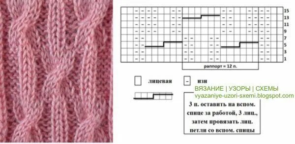 Косы спицами со схемами простые и красивые азиатские узоры спицами: 25 тыс изображений найдено в Яндекс.Картинках Knit stit