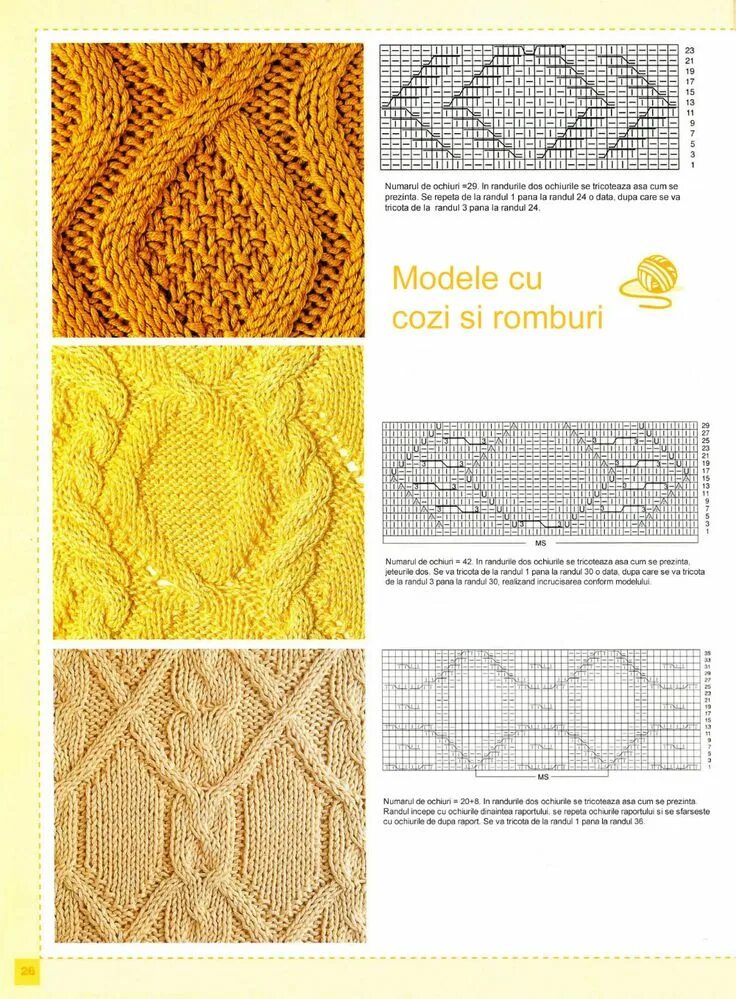 Косы спицами узор ромбы спицами схемы 78 modèles de tricot Knitting pattern, Tricot, Tricot et crochet