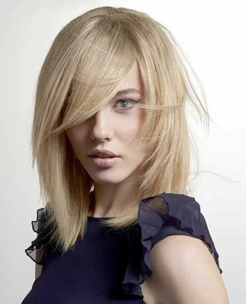 Косые стрижки на средние волосы фото 30+ Blonde Long Bob Hair Bob Hairstyles 2015 - Short Hairstyles for Women Bob ha