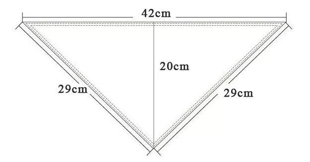 Косынка детская размеры выкройки Baby Bandana Bibs Cotton 3pcs For Boy Girl Babies Triangle Kerchief Head Scarf D
