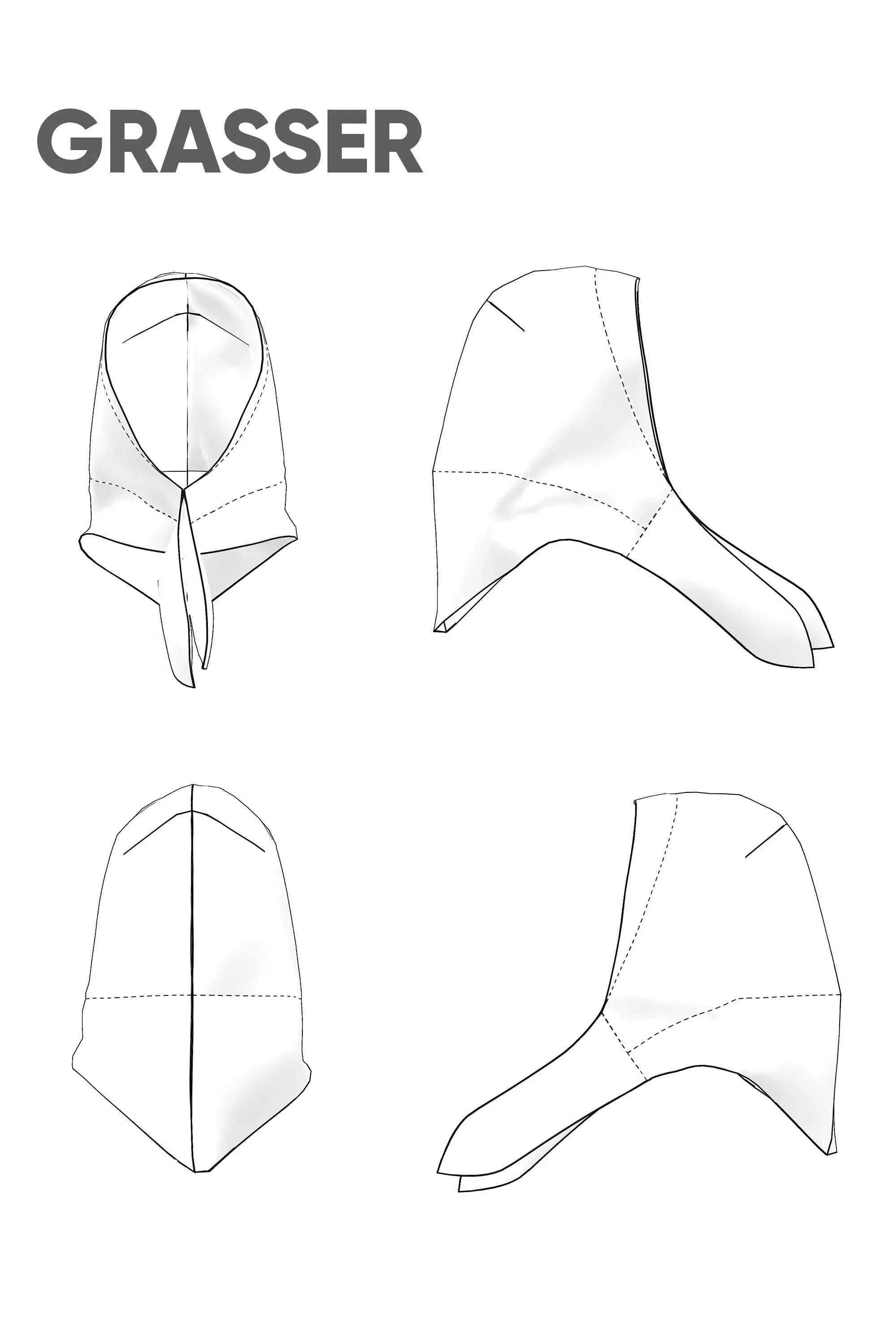Косынка выкройка женская Kerchief, pattern № 789 buy on-line Kerchief pattern, Kerchief, Sewing patterns