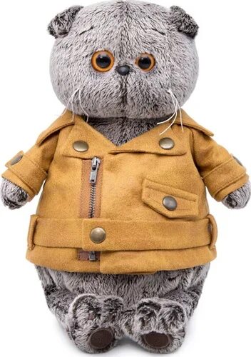 Кот басик фото Отзывы на Мягкая игрушка Budi Basa Кот Басик в куртке косухе, 19 см от покупател
