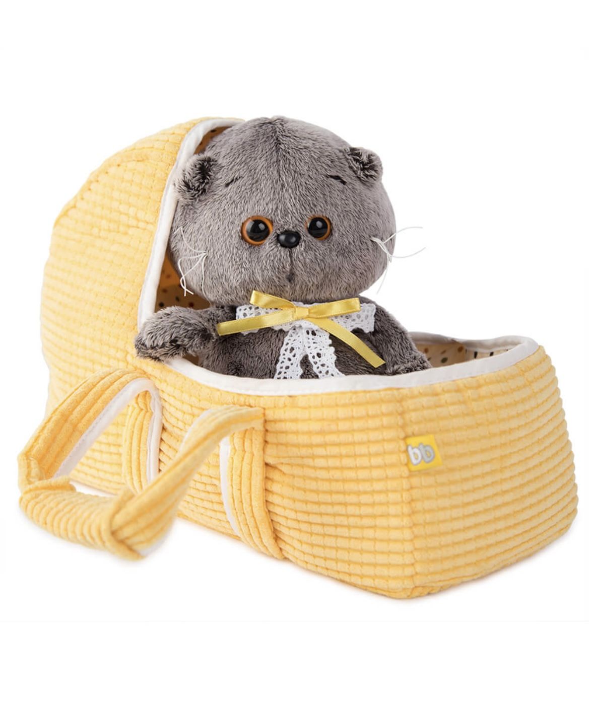 Кот басик фото Кот Басик BABY 20 см в люльке - купить с доставкой по выгодным ценам в интернет-