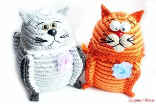 Кот батон вязаный крючком со схемами Шкатулка "Кот" #шкатулка_крючком@knit_child, #кот_крючком@knit_child Автор масте