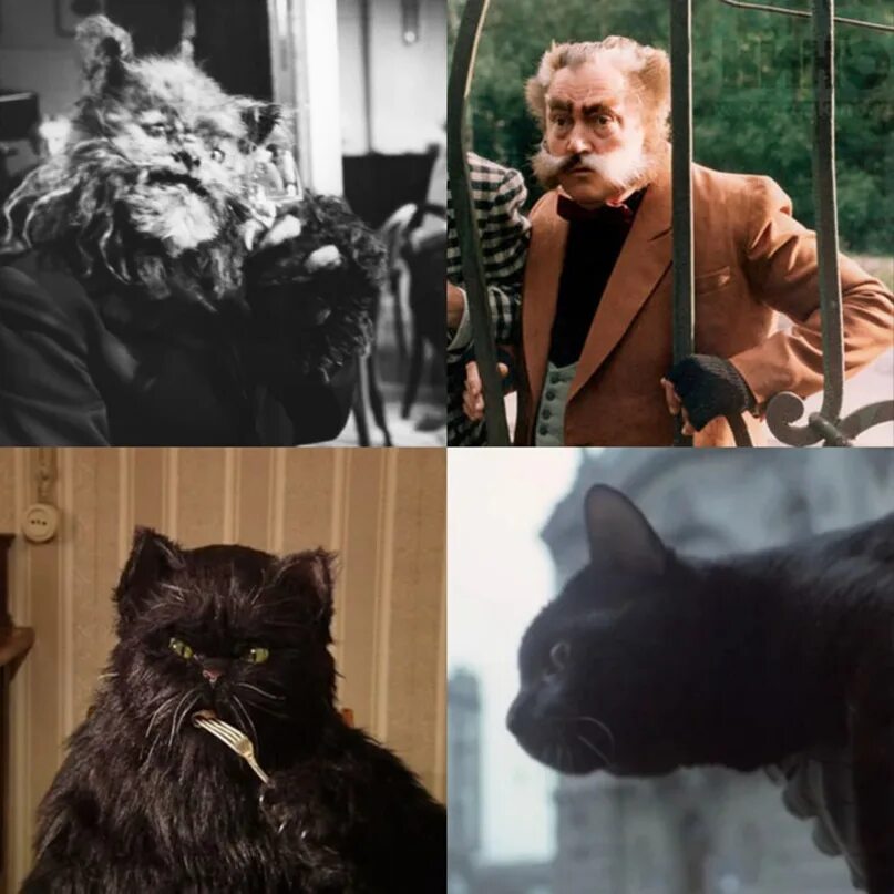 Кот бегемот фото из фильма мастер #literaryesthetic@literary_memes Roman Bulgakov’s "Master and Margarita" was les