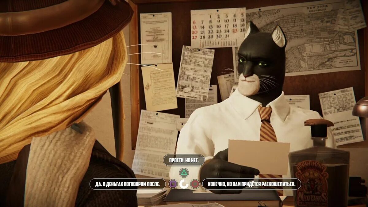Кот детектив фото Прохождение BLACKSAD: Under the Skin - все важные решения и коллекционные предме