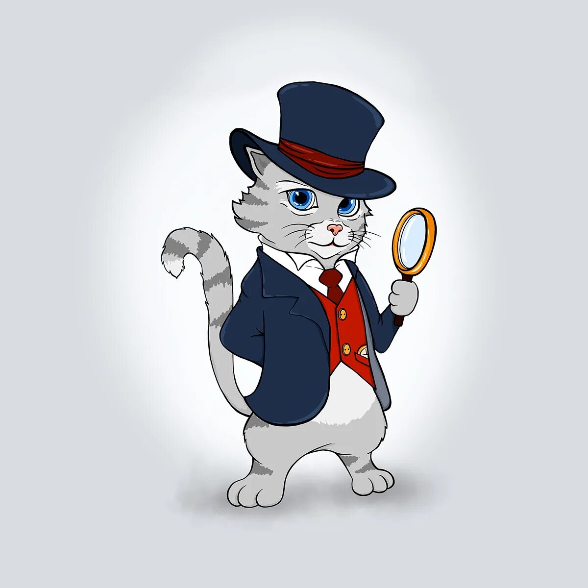 Кот детектив фото Cat detective on Behance