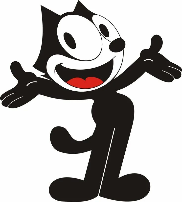Кот феликс фото Felix the Cat Cat character, Felix the cats, Vintage cartoon