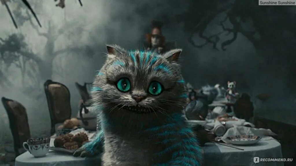 Кот из алисы в стране чудес фото Алиса в стране чудес / Alice in Wonderland (2010, фильм) - "Если бы не всем изве