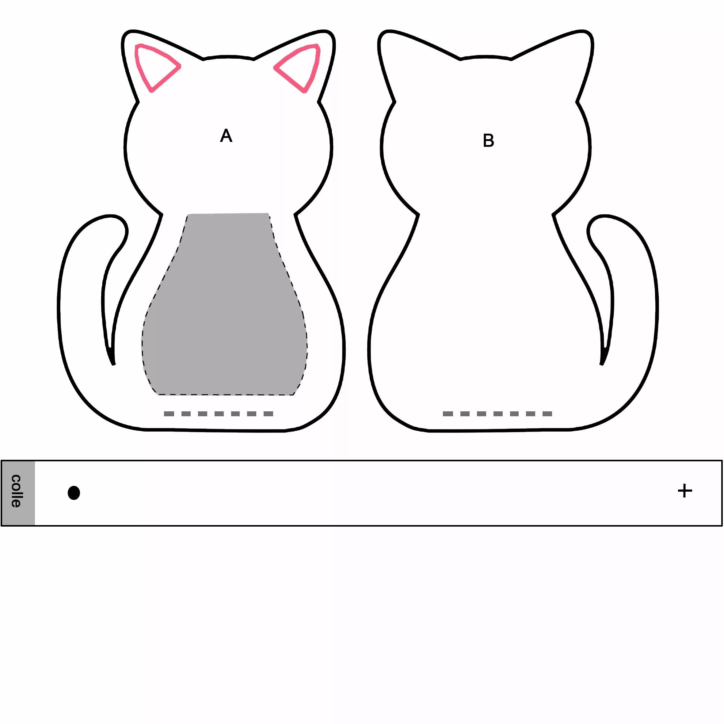 Кот из кожи выкройка Patron Chat hd - Ma petite Mercerie, le blog Tuto couture chat, Projets de coutu