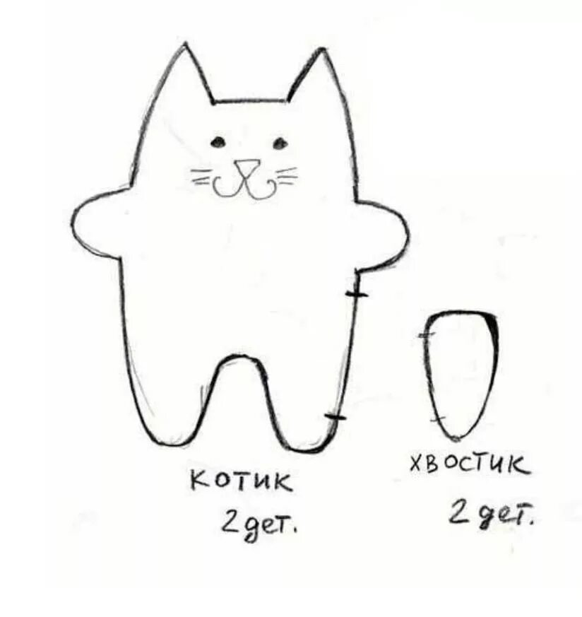 Кот из кожи выкройка Pin on выкройки Sewing stuffed animals, Stuffed animal patterns, Doll sewing pat