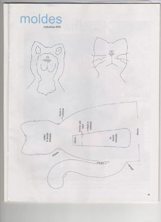 Кот из кожи выкройка RECEITA TRICÔ FÁCIL: Arte Com As Mãos Bonecas De Pano Bonecas de pano, Pano, Art