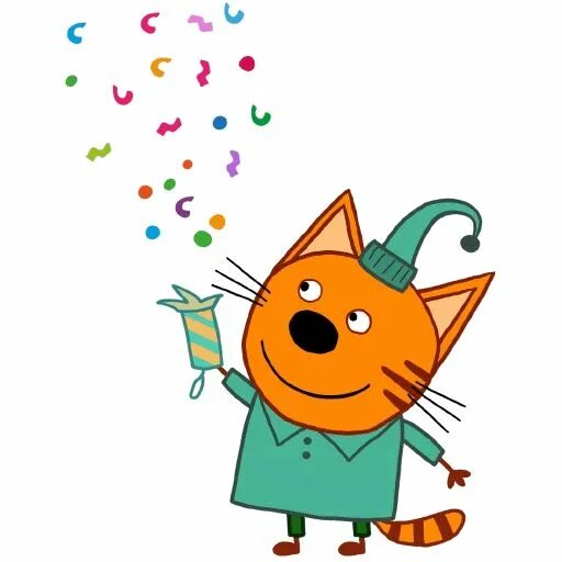 Кот компот фото из мультика Набор стикеров для Telegram "Три кота. Зима" Детские наклейки, Бесплатные трафар