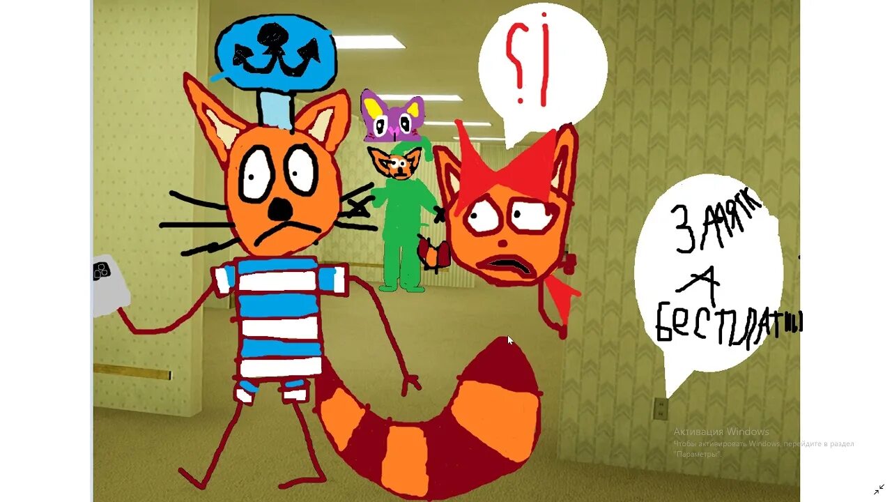 Кот коржик фото коржик в backrooms - YouTube