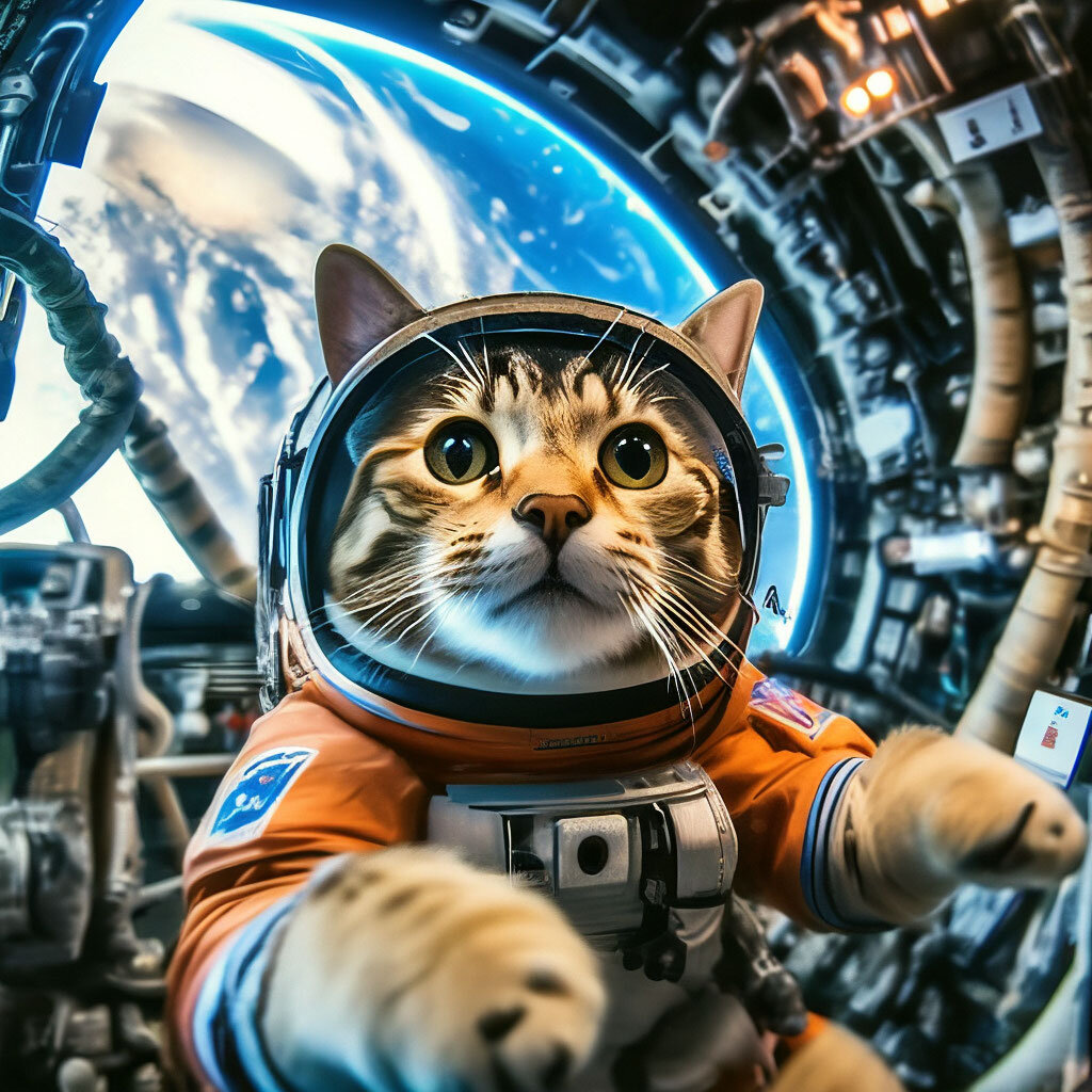 Кот космонавт фото Сверхмассивные черные дыры в центрах галактик: как они формируются и влияют на э