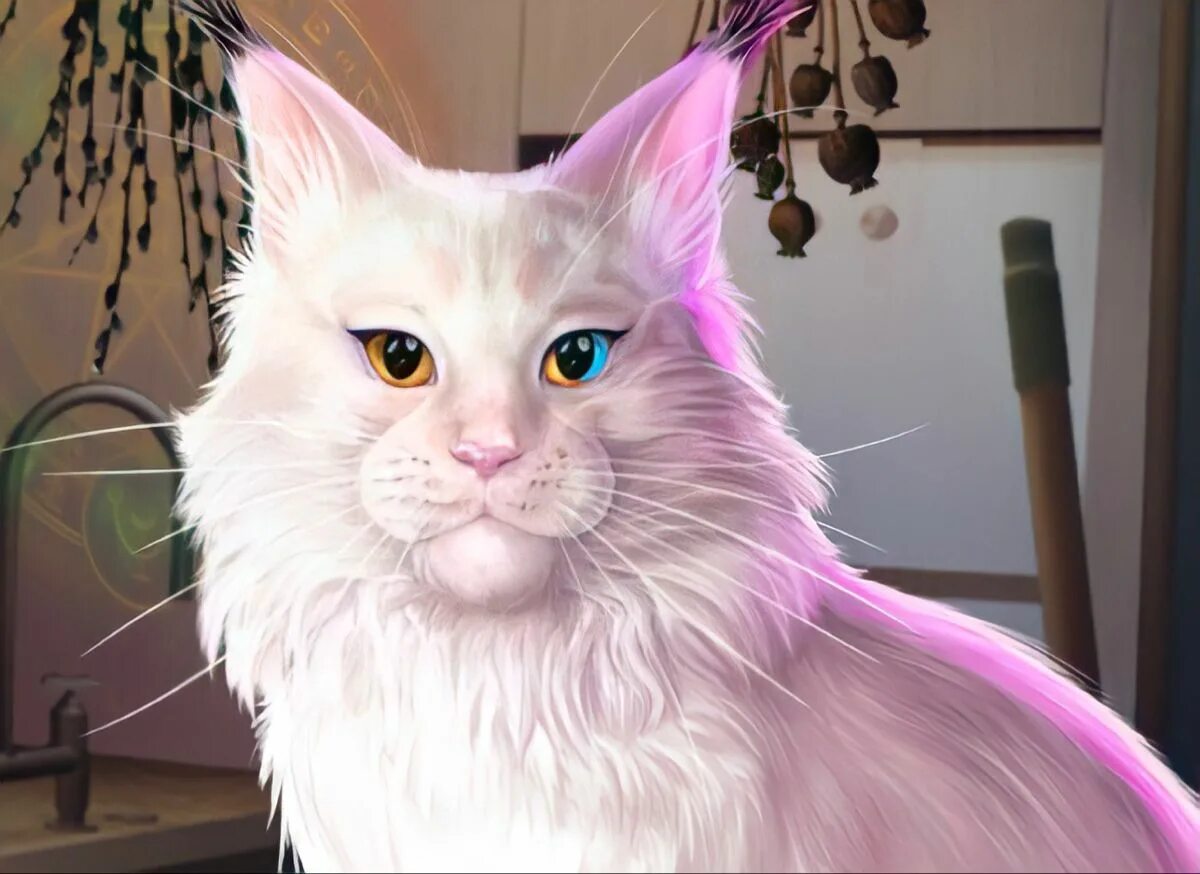 Кот люцифер фото Кот Люцифер Anime art, Cats, Animals