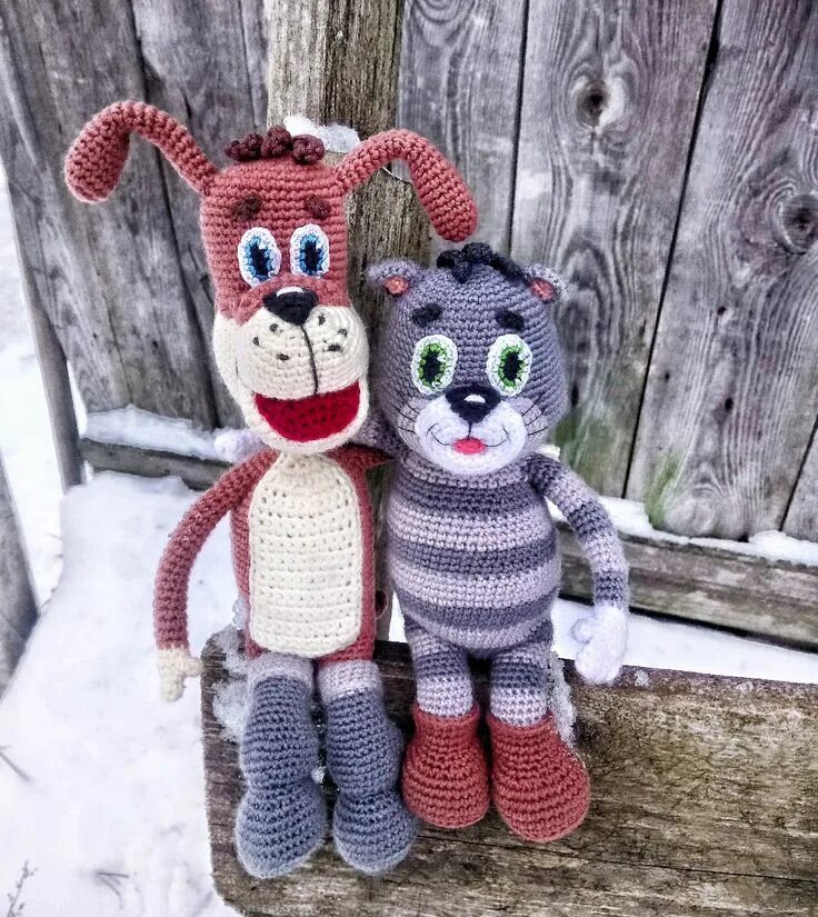 Кот матроскин амигуруми крючком схема и описание PDF Пёс Шарик крючком. FREE crochet pattern; Аmigurumi animal patterns. Амигурум